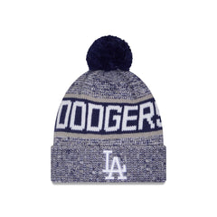 Los Angeles Dodgers Tri Color Pom Knit Hat