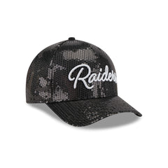 Las Vegas Raiders Sequin Script Women's 9FORTY M-Crown Snapback Hat