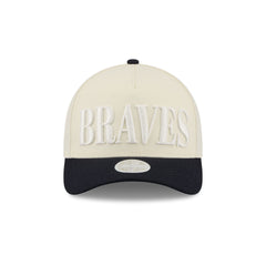 Atlanta Braves Two Tone Chrome Women's 9FORTY M-Crown A-Frame Snapback Hat