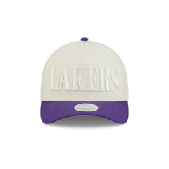 Los Angeles Lakers Two Tone Chrome Women's 9FORTY M-Crown A-Frame Snapback Hat