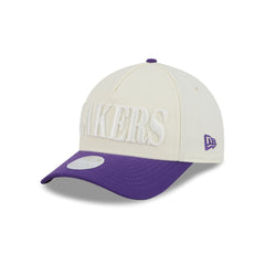 Los Angeles Lakers Two Tone Chrome Women's 9FORTY M-Crown A-Frame Snapback Hat