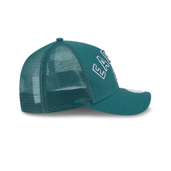 Philadelphia Eagles Sequin Wordmark Women's 9FORTY M-Crown A-Frame Trucker Hat