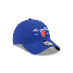 New York Knicks Script Wordmark Casual Classic Adjustable Hat