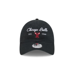 Chicago Bulls Script Wordmark Casual Classic Adjustable Hat
