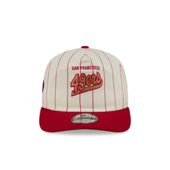 San Francisco 49ers Chrome White Pinstripe 19TWENTY Snapback Hat