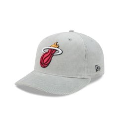Miami Heat Light Gray Corduroy 59FIFTY Fitted Hat