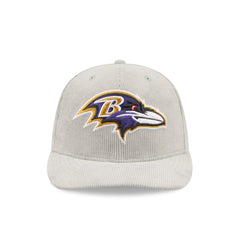 Baltimore Ravens Light Gray Corduroy 59FIFTY Fitted Hat