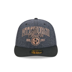Pittsburgh Steelers Black Faux Wool 59FIFTY Fitted Hat