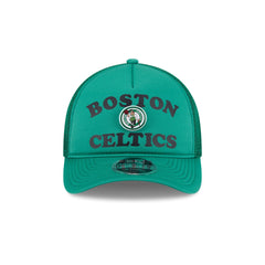 Boston Celtics Button 9FORTY M-Crown A-Frame Trucker Hat