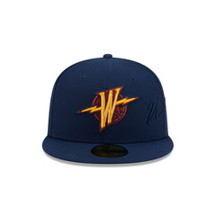 Golden State Warriors Side Script 59FIFTY Fitted Hat