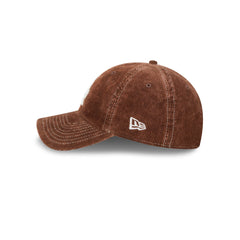 Los Angeles Dodgers Washed Brown Corduroy Casual Classic Adjustable Hat