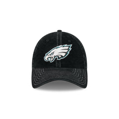 Philadelphia Eagles Washed Black Corduroy Casual Classic Adjustable Hat