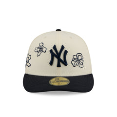 New York Yankees Floral Outline 59FIFTY Fitted Hat