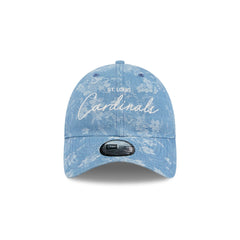 St. Louis Cardinals Blue Leaves Casual Classic Adjustable Hat