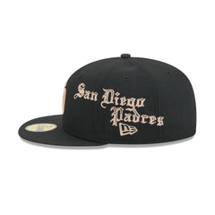 San Diego Padres Gothic Lettering 59FIFTY Fitted Hat