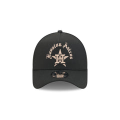 Houston Astros Gothic Lettering 9FORTY A-Frame Snapback Hat