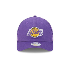 Los Angeles Lakers Floral Mesh Women's 9FORTY M-Crown Trucker Hat