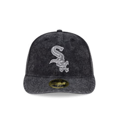 Chicago White Sox Black Denim Low Profile 59FIFTY Fitted Hat