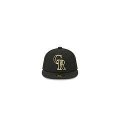 Colorado Rockies Gold Logo Mini 59FIFTY Fitted Hat