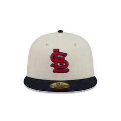 St. Louis Cardinals Chrome White Basic 59FIFTY Fitted Hat