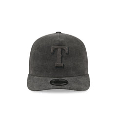 Texas Rangers Black Pigment Dye 19TWENTY Snapback Hat
