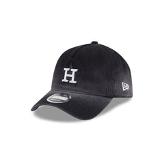 Houston Astros Washed Black Denim 9FORTY A-Frame Unstructured Snapback Hat