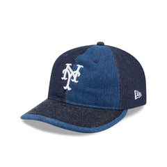 New York Mets Multi-Panel Denim Retro Crown 59FIFTY Fitted Hat