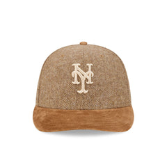 New York Mets Moon Brisbane Moss Brown Visor 59FIFTY Fitted Hat