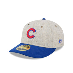 Chicago Cubs Moon Herringbone Retro Crown 59FIFTY Fitted Hat