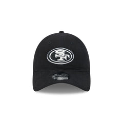 San Francisco 49ers Nylon Black 9TWENTY Adjustable Hat