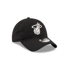 Miami Heat Nylon Black 9TWENTY Adjustable Hat