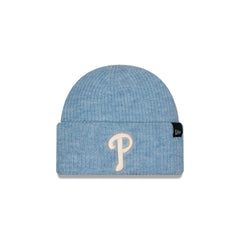 Philadelphia Phillies Woolen Blue Short Cuff Knit Beanie Hat