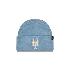 New York Mets Woolen Blue Short Cuff Knit Beanie Hat
