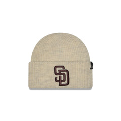 San Diego Padres Woolen Heather Gray Short Cuff Knit Beanie Hat
