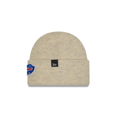 Buffalo Bills Woolen Heather Gray Short Cuff Knit Beanie Hat