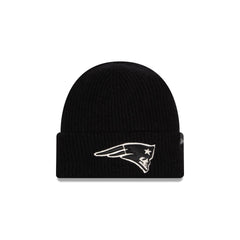 New England Patriots Woolen Black Short Cuff Knit Beanie Hat
