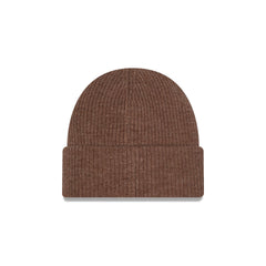 Atlanta Braves Woolen Tan Short Cuff Knit Beanie Hat