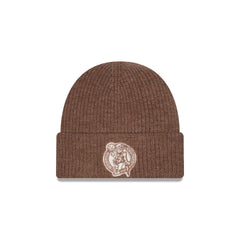 Boston Celtics Woolen Tan Short Cuff Knit Beanie Hat