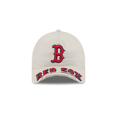 Boston Red Sox Stone 9FORTY A-Frame Unstructured Cut-Off Visor Snapback Hat