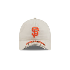 San Francisco Giants Stone 9FORTY A-Frame Unstructured Cut-Off Visor Snapback Hat