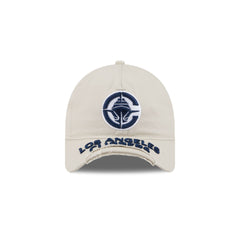 Los Angeles Clippers Stone 9FORTY A-Frame Unstructured Cut-Off Visor Snapback Hat
