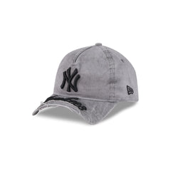 New York Yankees Tonal Gray 9FORTY A-Frame Unstructured Cut-Off Visor Snapback Hat