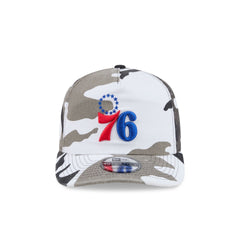 Philadelphia 76ers Washed Nylon Camo 19TWENTY Adjustable Hat