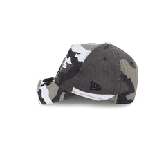 Boston Celtics Washed Camo 9FORTY A-Frame Unstructured Cut-Off Visor Snapback Hat