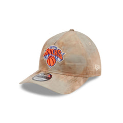 New York Knicks Washed Nylon Brown 9TWENTY A-Frame Adjustable Hat