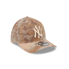 New York Yankees Washed Nylon Brown 9TWENTY A-Frame Adjustable Hat