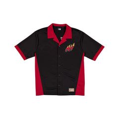 Miami Heat Hardwood Classics Revere Short Sleeve Shirt
