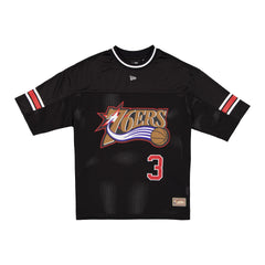 Philadelphia 76ers Hardwood Classics Allen Iverson Mesh Oversized T-Shirt