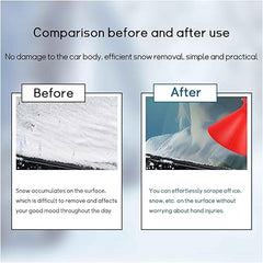 Car glass snow scraper snow remover