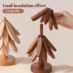 Coaster wooden table mat insulation pad